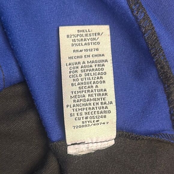 ECI Elegant Blue and Black Sleeveless Dress - Picture 8 of 8